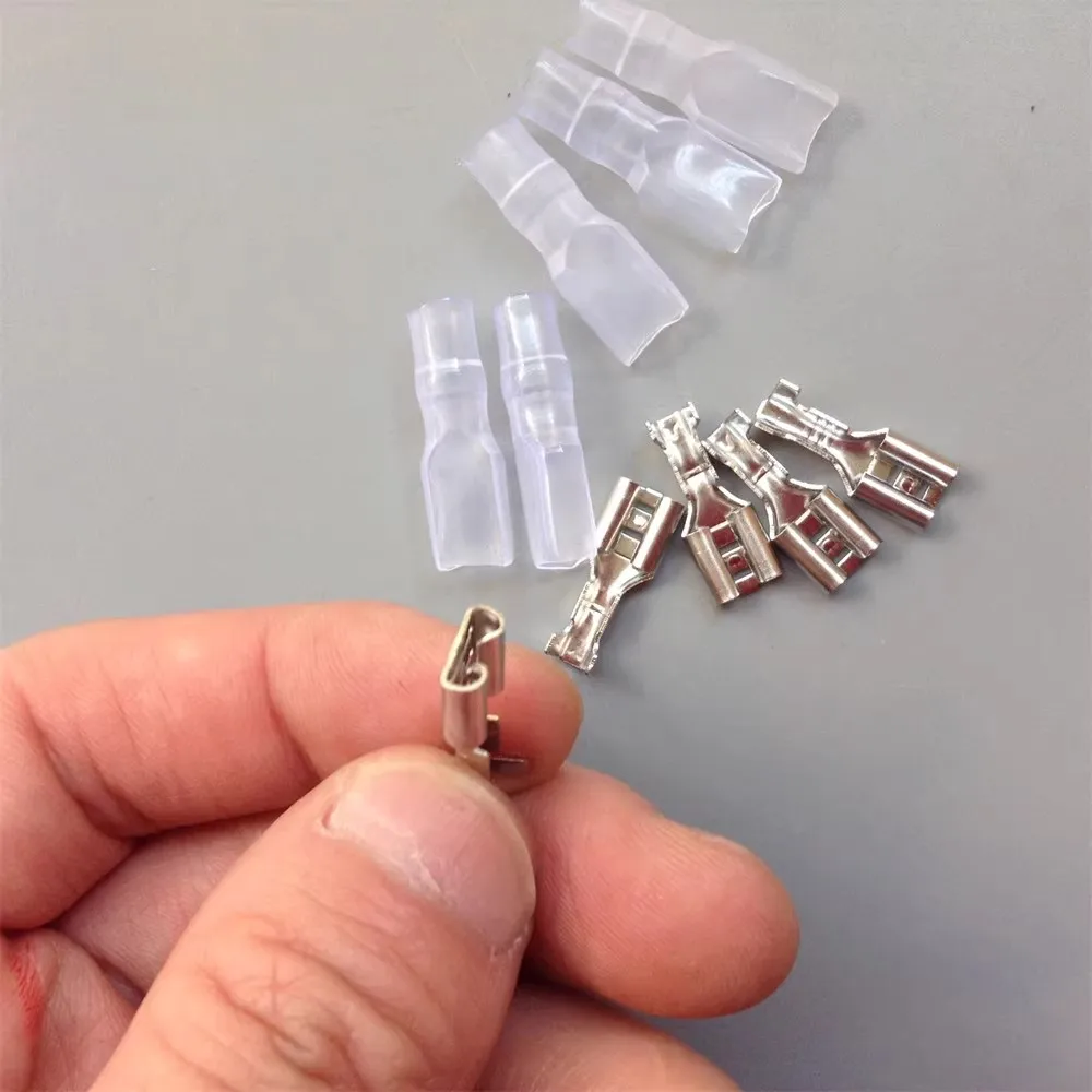 Thickened High Current 6.3 Insert Spring Sheath 895 997 Motor Wiring Terminals Switch Plugs