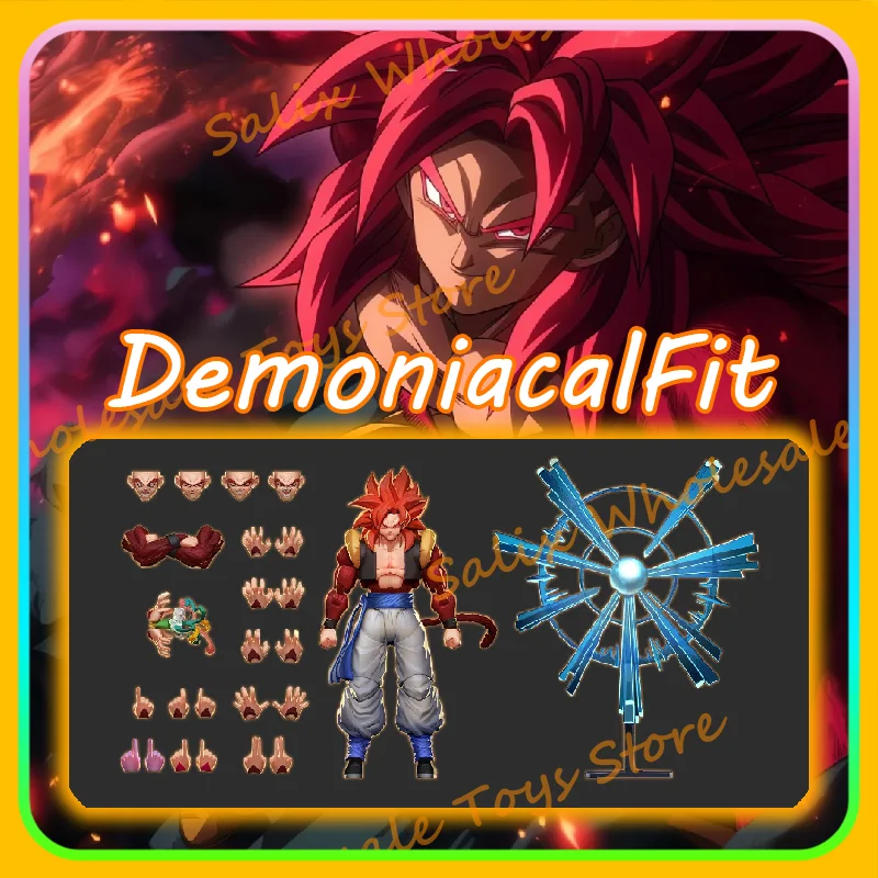 

Demoniacal Fit Gogeta SSJ4 Dragon Ball Action Figure 3.0 Figures Super Saiyan 4 Gogeta Figurine SHF SSJ4 Gogeta Collectible Toy