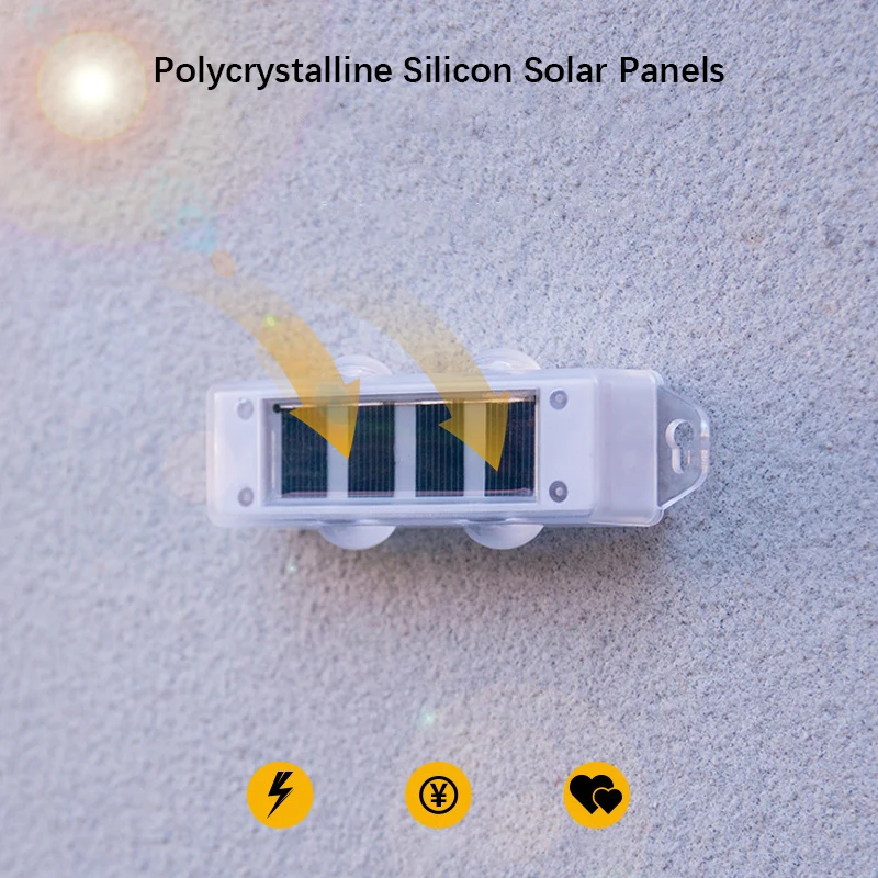 Pop 4Pcs Solar Wall Lights With Smart Light Sensor – Outdoor LED Lights, 8H Illumination, Auto On/Off For Garden Fence Pathway