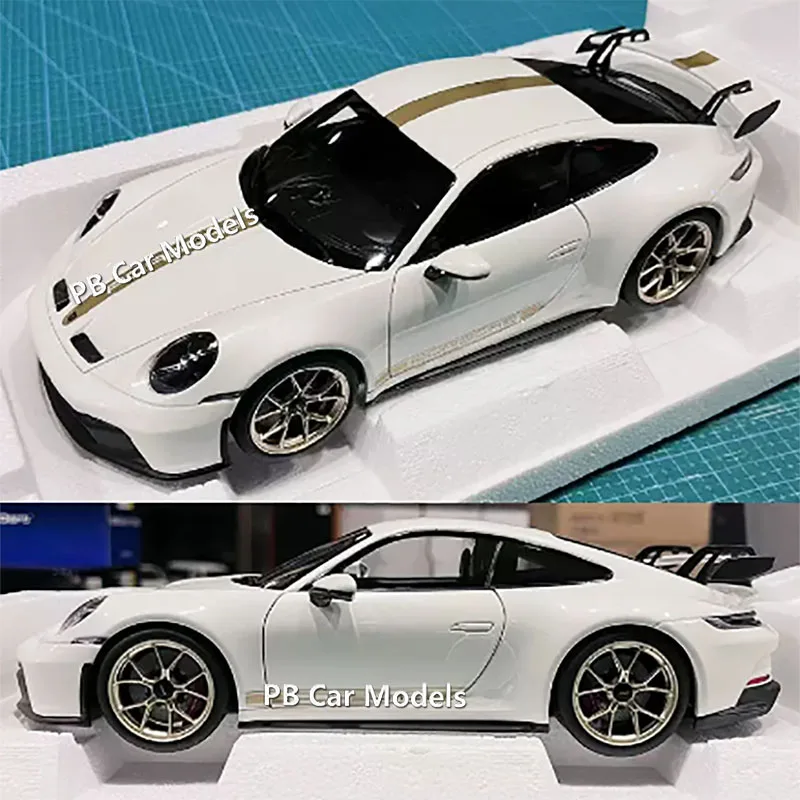 NOREV 1/18 992GT3 2021 sports car simulation alloy car model+small gift