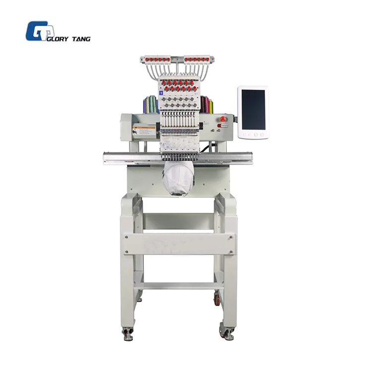 Computerized Single Head Embroidery Machine for Industrial Use - High Precision & Efficiency