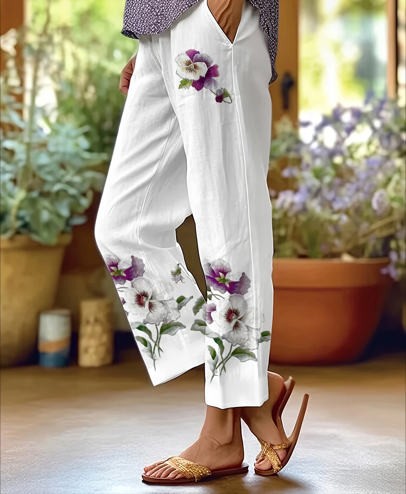 

Летние модные брюки 2026: Новинка! Свободные прямые брюки с 3D-принтом для отдыха, уличного стиля и хип-хопа.