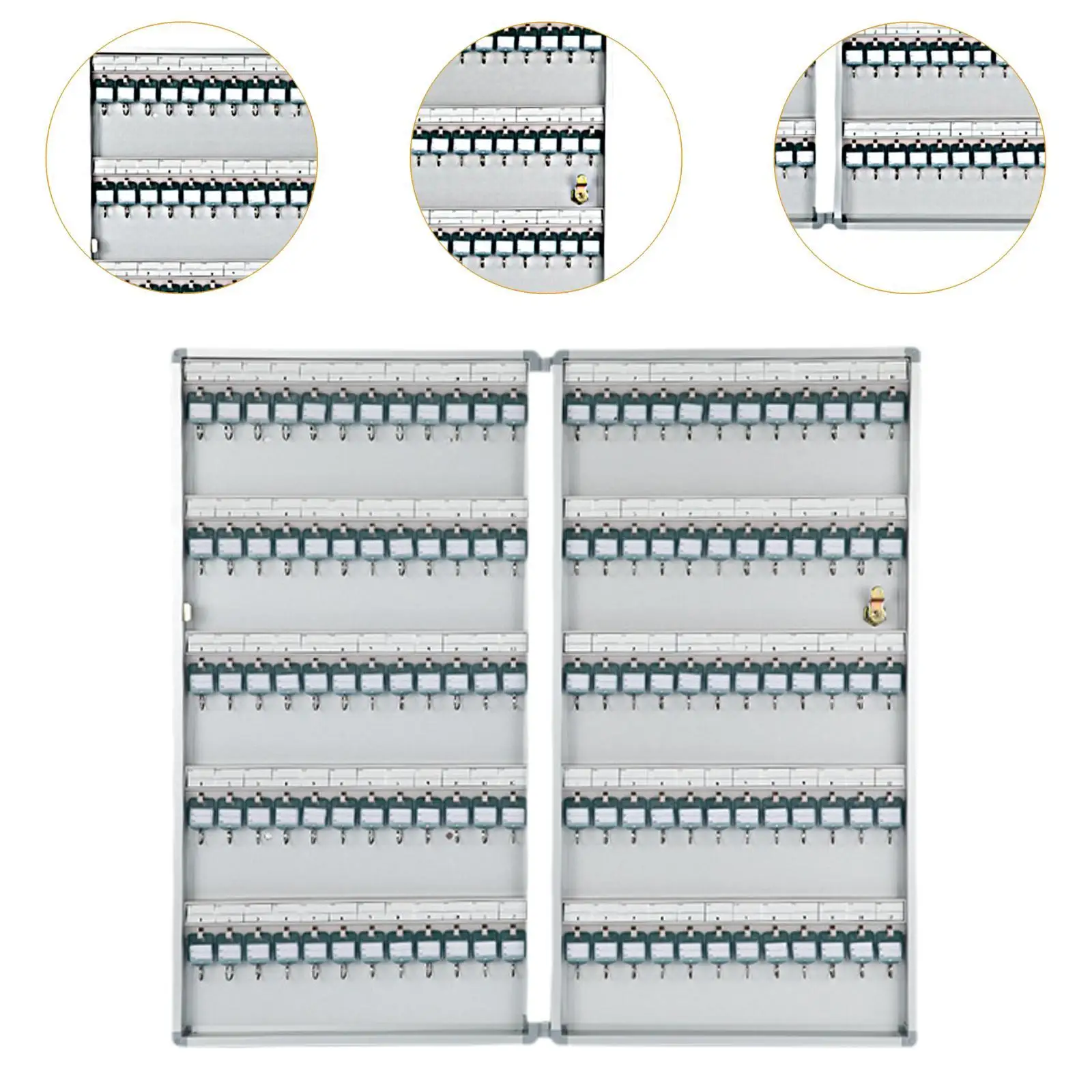 120 Position Key Storage Lock Box Key Organizer for Hotels Rental Business