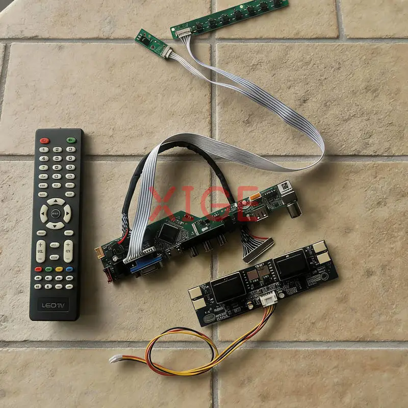 

Matrix Controller Board Fit M210W1 CLAA201WA04 CLAA220WA01 M190Z1 1680x1050 HDMI+VGA+AV+USB 4-CCFL LVDS 30-Pin 1680*1050 DIY Kit