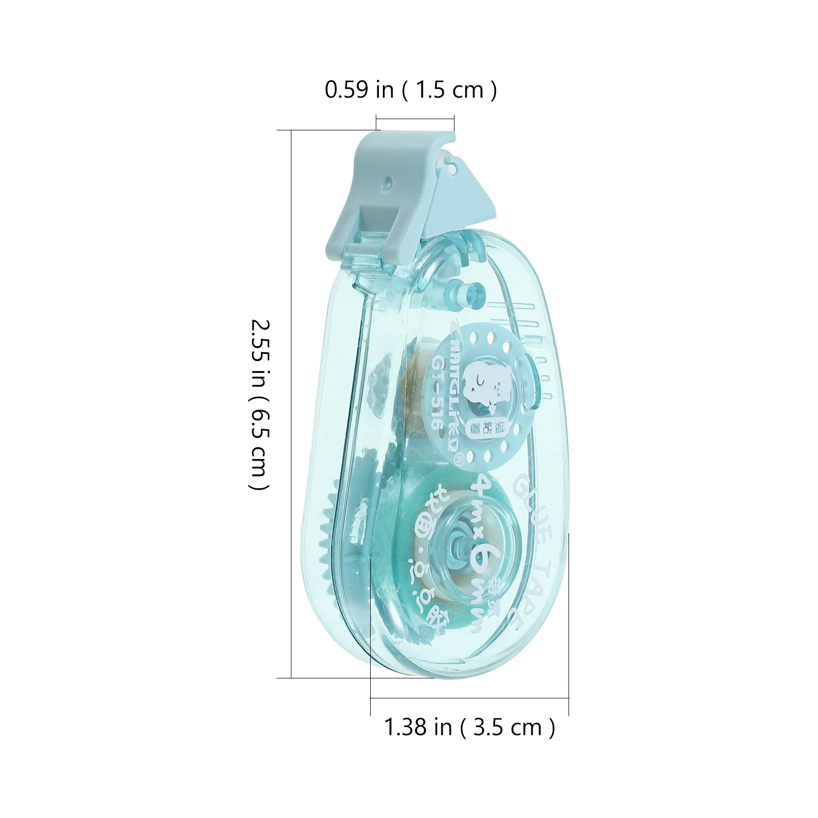 Correction Tape 2 Sided Clear Adhesive Dots Double Scrapbooking Roller High Viscosity The Pet for Student Use Adhesives