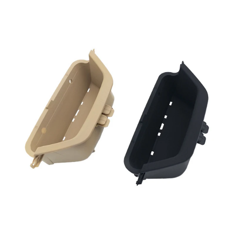 

Beige Black Car Left Front Door Bowl Storage Box inside Interior Inner Door Buckle Panel Handle Cover For BMW X3 X4 F25 F26