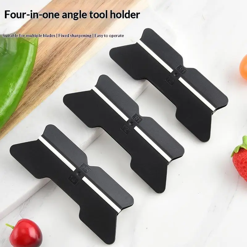 1pcs Fixed Angle Sharpening Jig, Four-In-One Angle Sharpening Guide, Knife Sharpening Guide Tool
