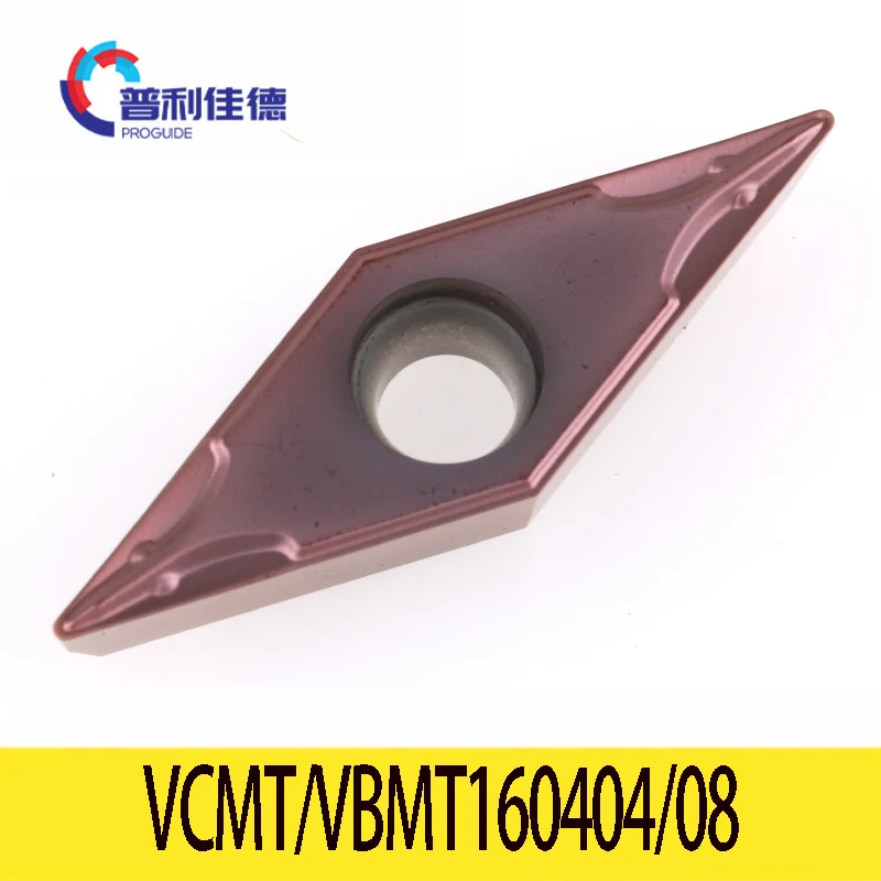 10PCS  VBMT160404 VBMT 160408 VCMT160404 VCMT160408 Carbide Inserts CNC Turning Tools Lathe Cutter Cutting For Stainless Steel