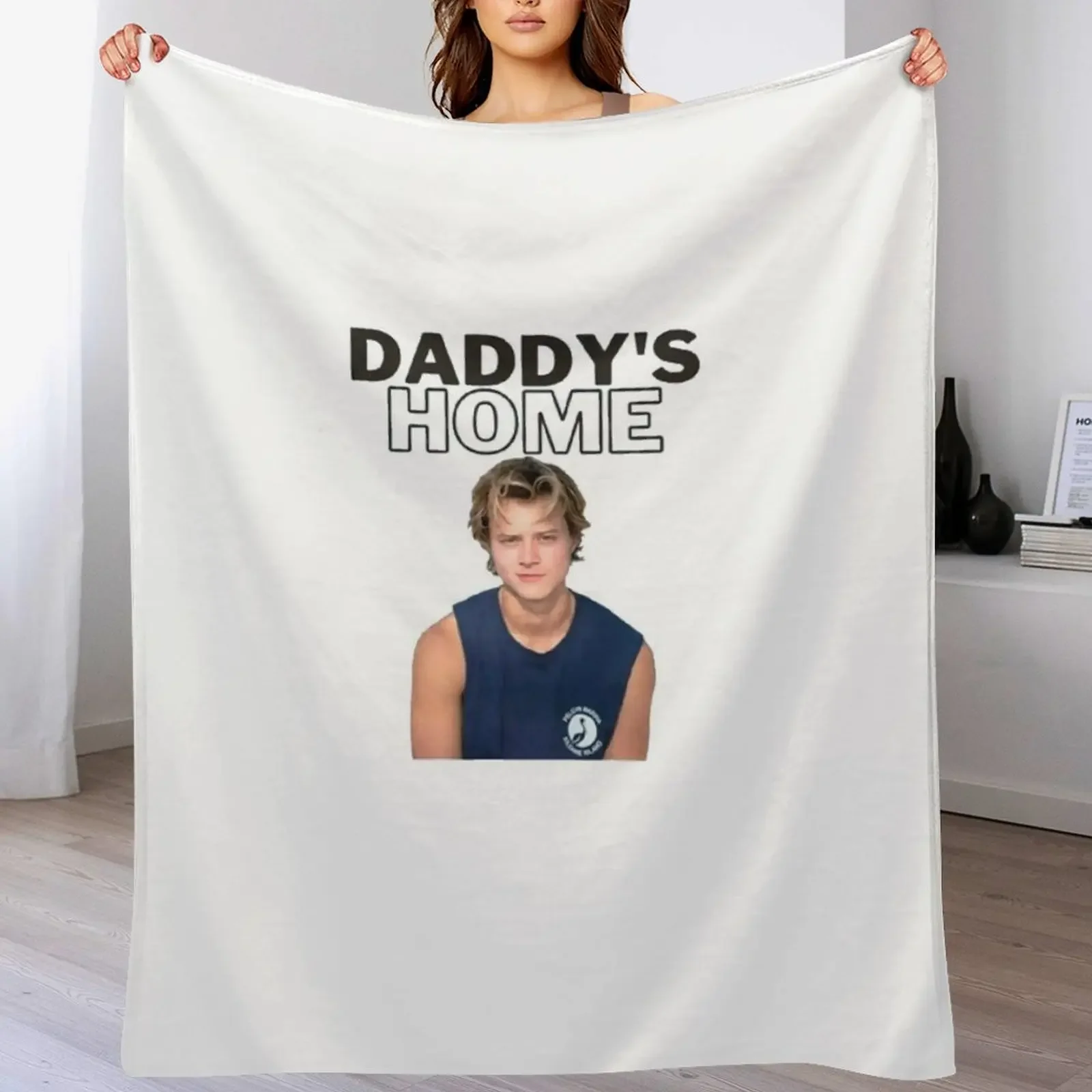 Daddys Home JJ Maybank Rudy Pancow Shirt Throw Blanket Multi Purpose Soft Warm Blanket for Home Travel