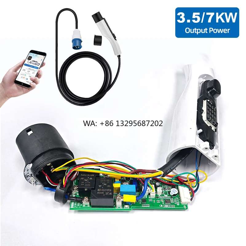 

Портативное зарядное устройство для электромобилей 7 кВт, 32 А, Тип 2, с контроллером защиты, для автомобилей BYD и MG, новое состояние