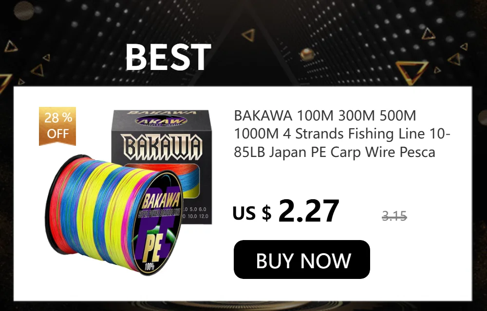 BAKAWA X12 X8 Super Strong 12 Strands 8 Strands Braided Fishing Line 300M 500M Multifilament PE Line Saltwater Fishing Tackle