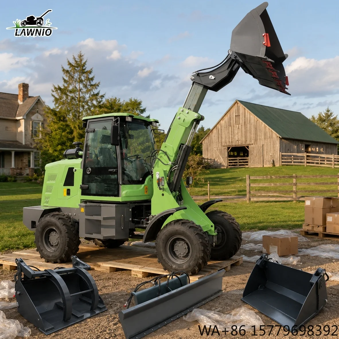OEM/ODM Support Telescopic Arm Loader  4500kg Operating Weight and Strong Traction for Hopper Feeding  Loader