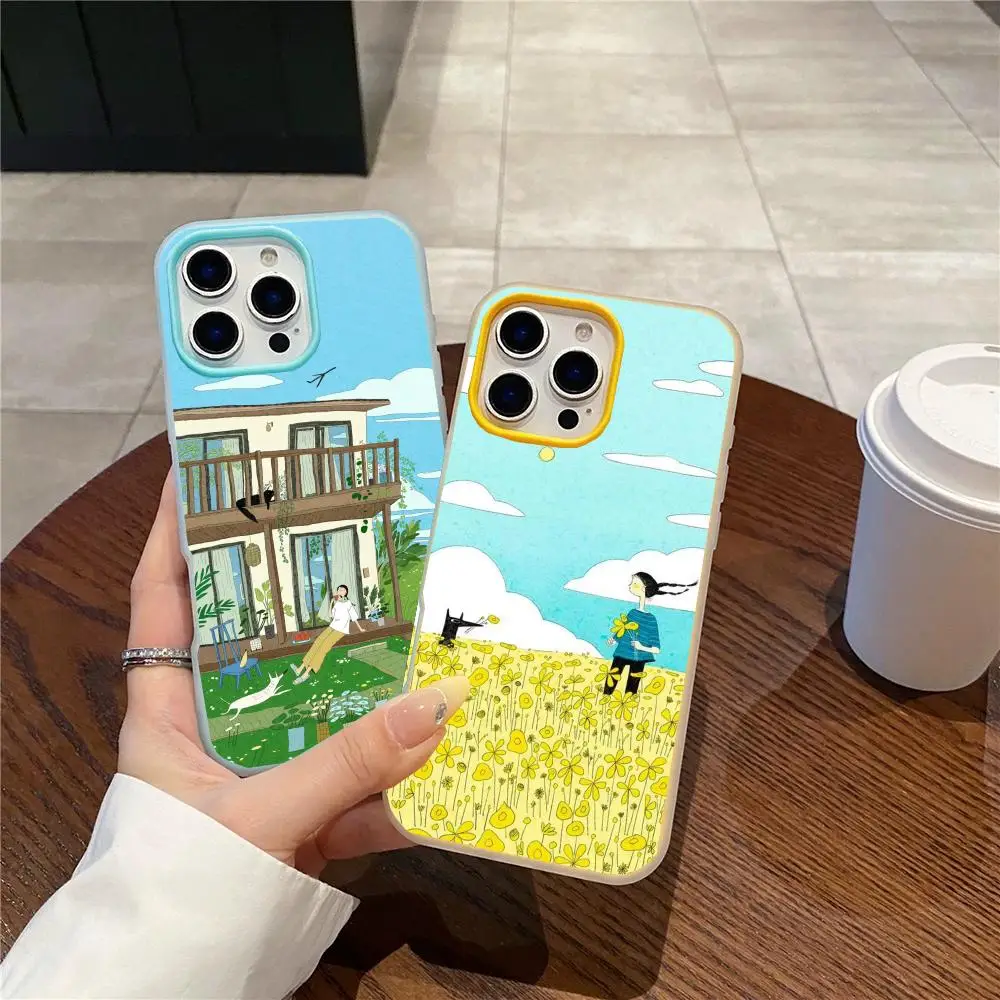 Ruthy Kim Phone Case Jelly Dual-Layer Shockproof Phone Case for iPhone 17 16 15 14 13 12ProMax