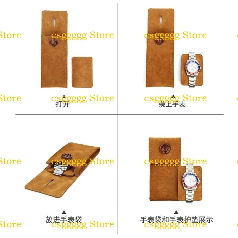 9HJK مستطيل محمول السحب خارج ساعة WRISTWACHE #4