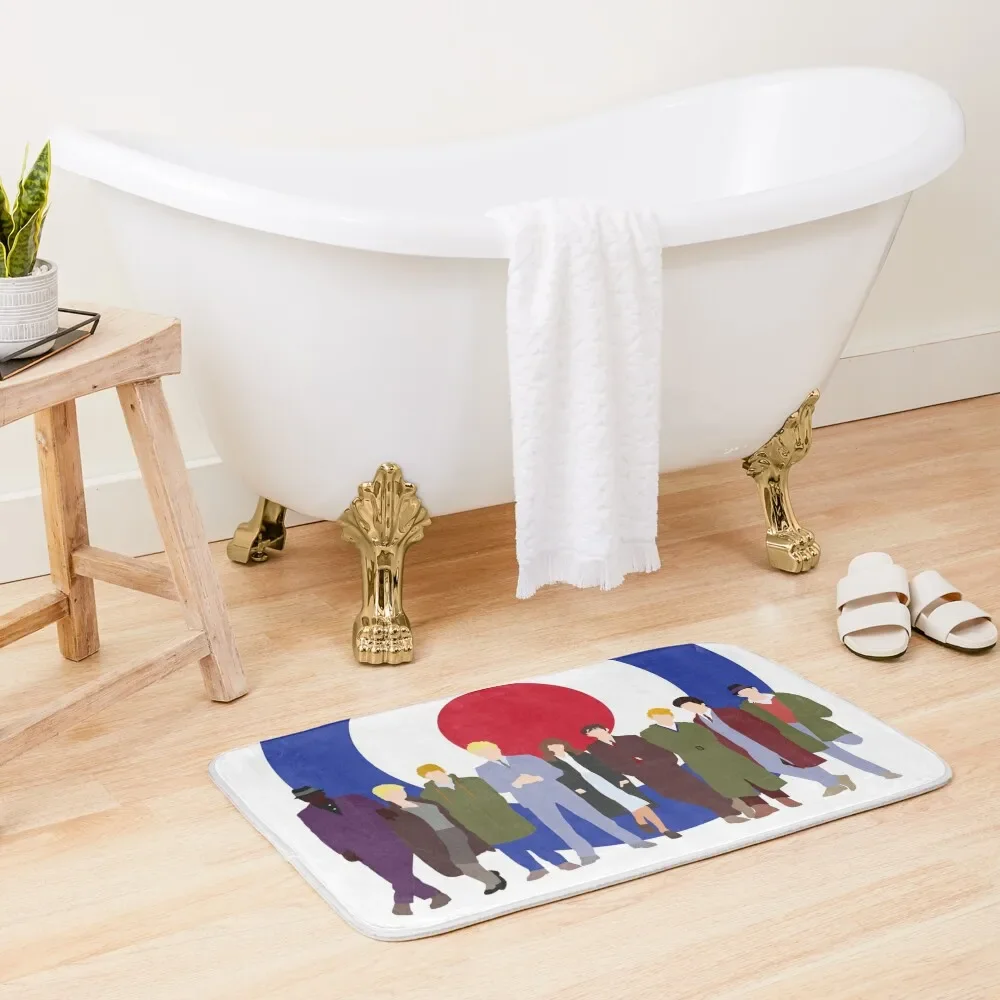 

Quadrophenia mod target Bath Mat Set For Bathroom Bathroom Slip Mat