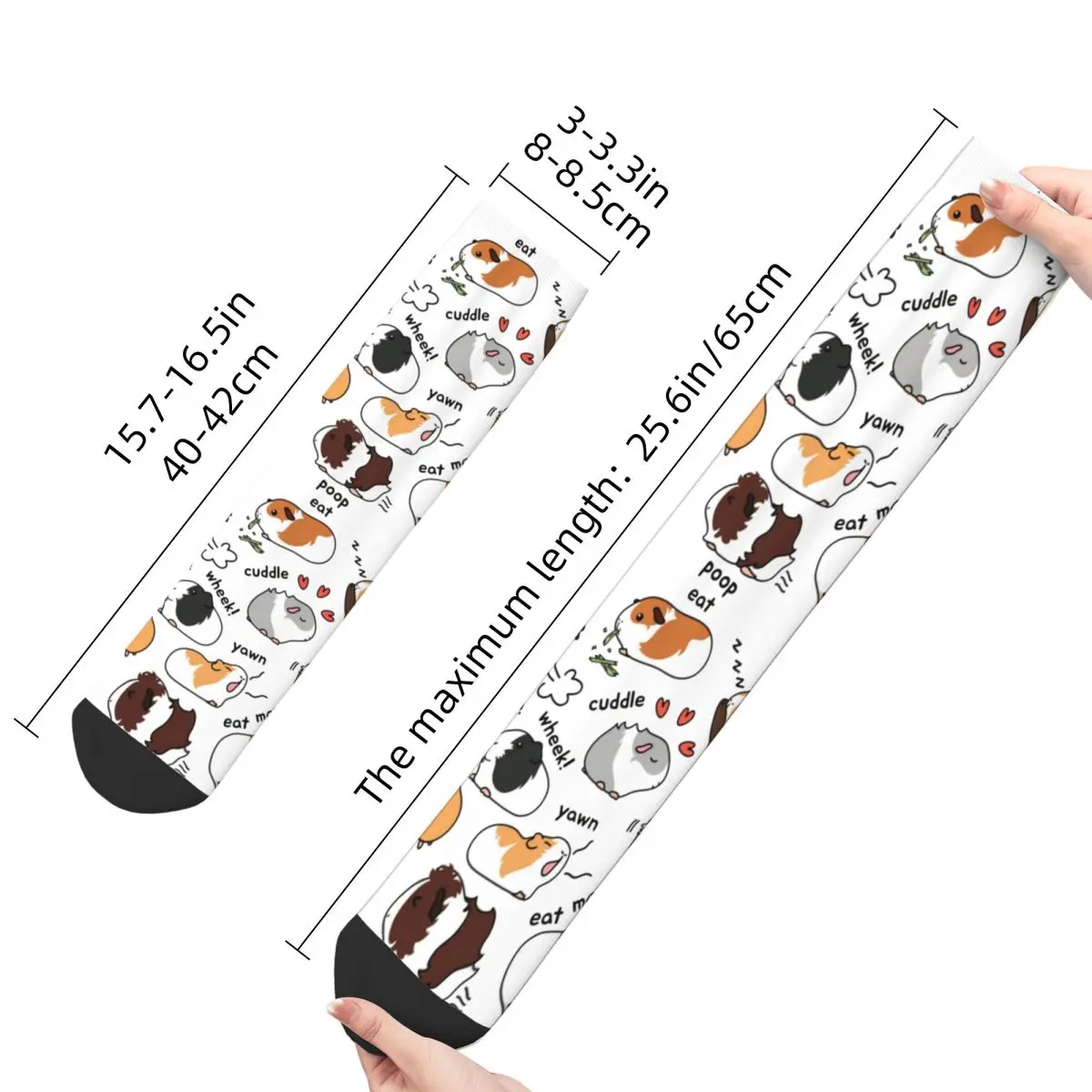 New Women Socks Guinea Pig Daily To Do Lis Merch Comfortable Funny Guinea Pig High Quality Socks All Seasons