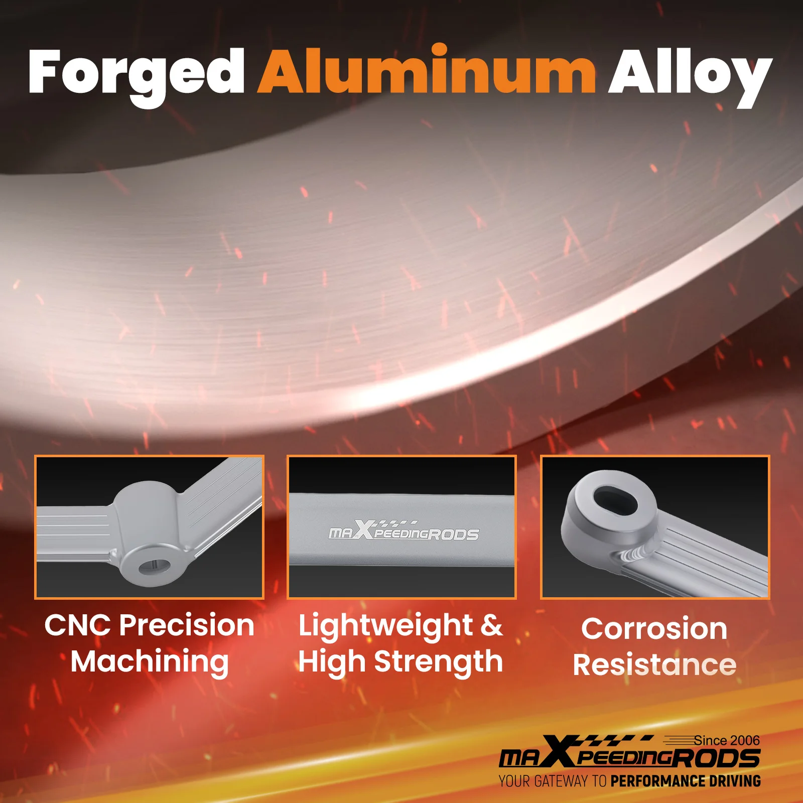 شريط سفلي خلفي من الألومنيوم لسيارة Honda Civic 2-Door & 4-Door 2012 2013 2014 2015