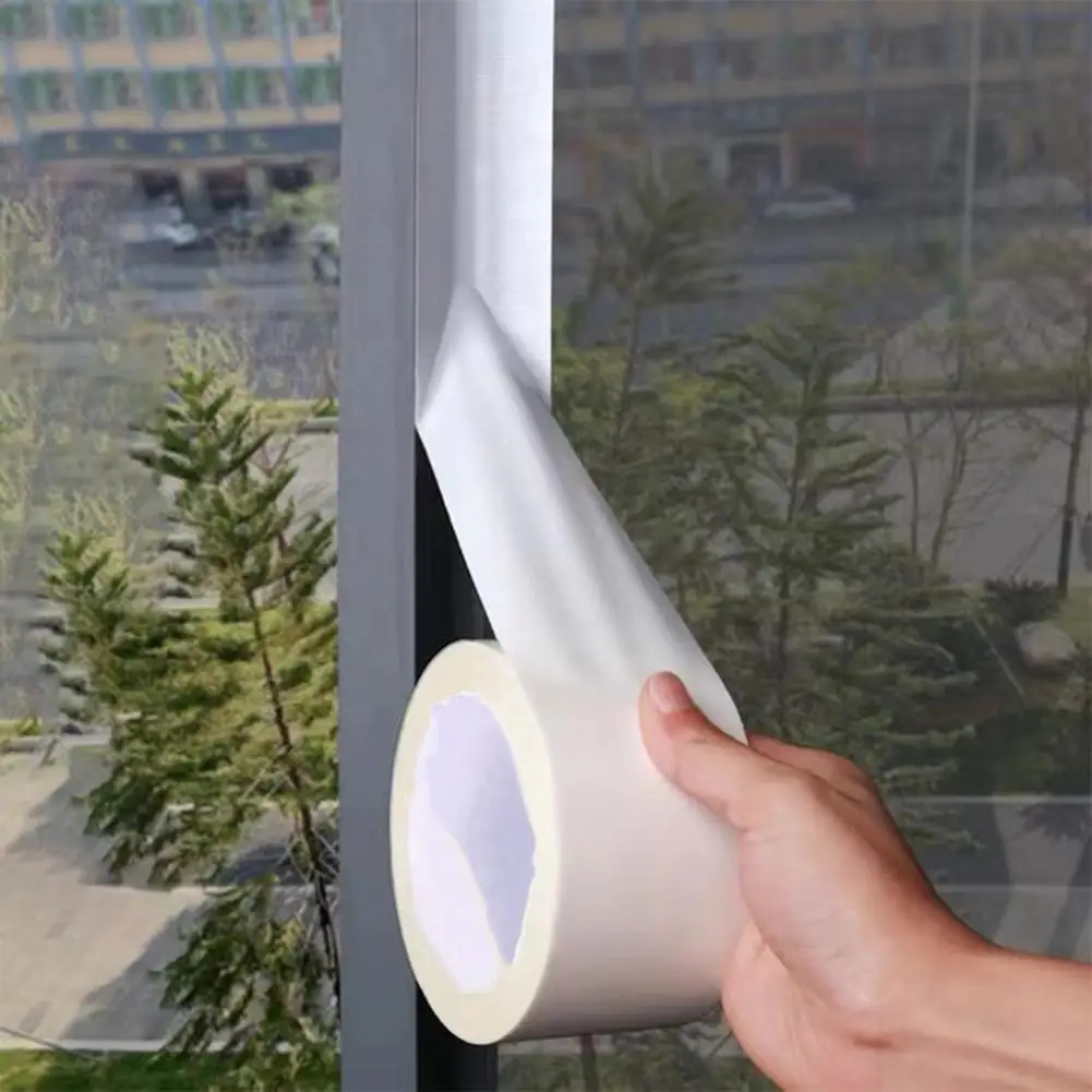 Window Seal Tape Weather-proof Windproof Block Draft Cold Cloth Base Soundproof Window Draft Stopper Weather Sealer For Home