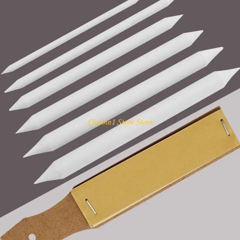 A3PC Blending Stumps , Sandpaper Pencil Sharpener for Sketching