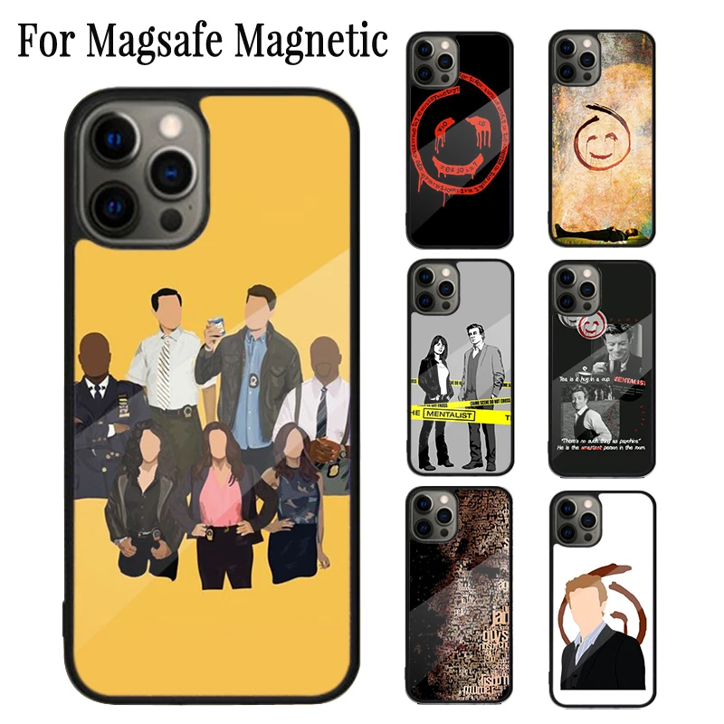 The Mentalist Magnetic Phone Case Coque For iPhone 16 15 14 Plus 13 12 Mini 11 Pro Max Magsafe Wireless Charging Cover Capa