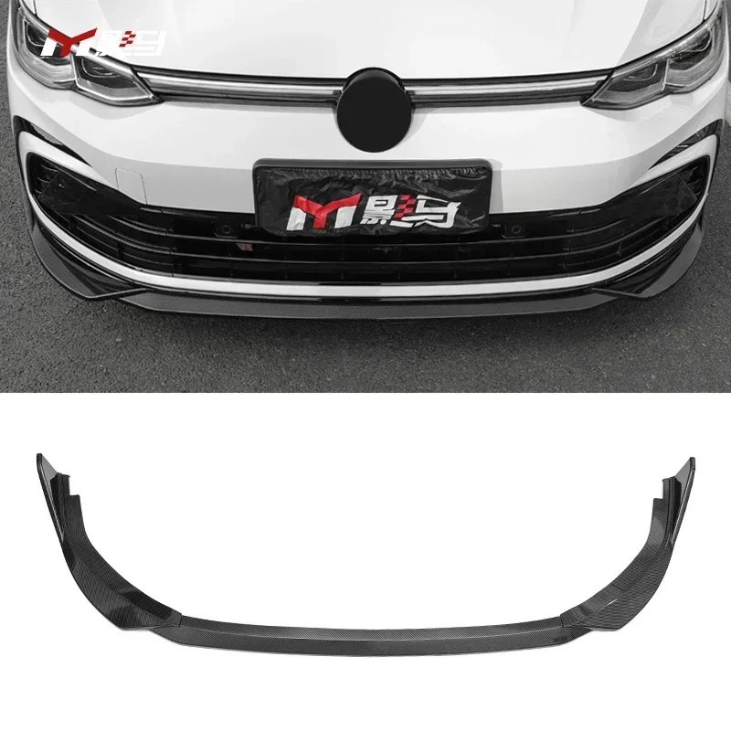 FOR Volkswagen Golf 8 Dedicated front shovel GTI R-Line Sport Front lip bumper Lip Spoiler exterior modification kit