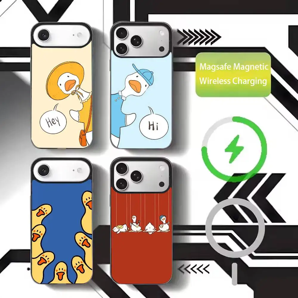 

Cartoon Cute G-Goose Phone Case For iPhone17,16,15,14,13,12,11 Plus,Pro Max Magnetic For Magsafe Wireless Charging