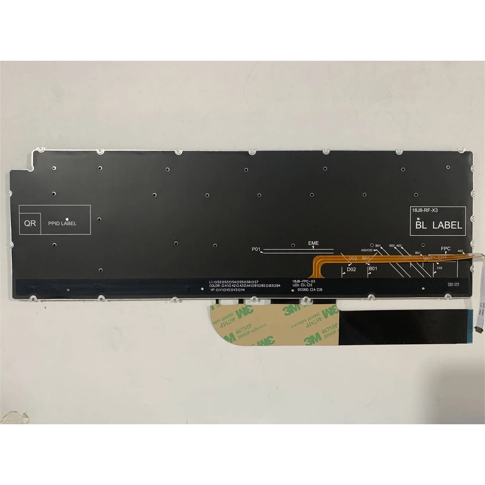 US laptop keyboard for Dell Inspiron 3501 3502 3505 5509 7306 7506 2in1 15-7590 7591 5593 5598 5590 P42E P88F P90F 5584 5594