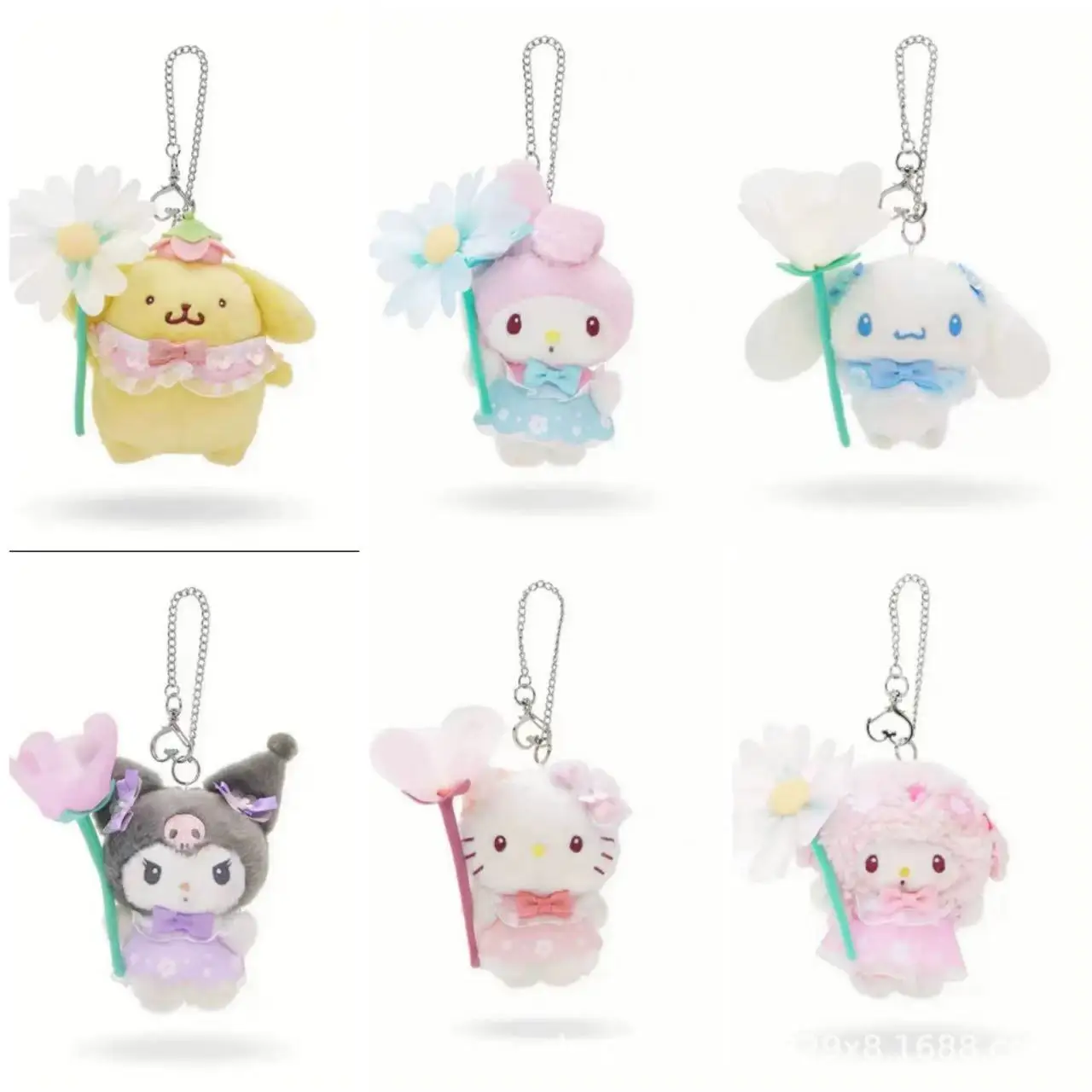 

Hello Kitty милая мелодия Куроми плюшевый мультяшный кулон мягкие брелоки сумка для девочек рюкзак плюшевые брелки Рождественский подарок