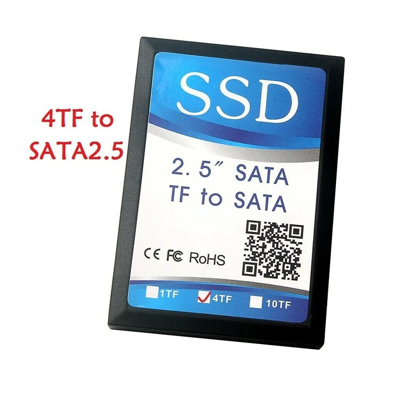 4 Micro-SD/TF Card To SATA Converter Card 22Pin RAID Quad TF Card To SATA 2.5 Inch SSD Adapter Card