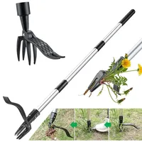 Weeding Head Replacement Claw Foot Pedal Weed Puller Stand Up Gardening Digging Weeder Alone Root Remover And Alone Handle
