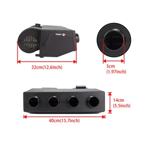 Universelle automatische Verdampfer Montageeinheit mit 4 Löchern, Klimaanlage und 24 -V -Heizung für Klassiker, LKW, Van, Straße, rote Stange 10 Hauptauto -Klimatierverkäufe - №7