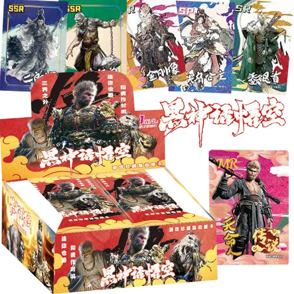 Black Myth: Wukong Collection Cards Journey To The West Theme Game Character Collector's Edition Cards Children's Christmas Gift