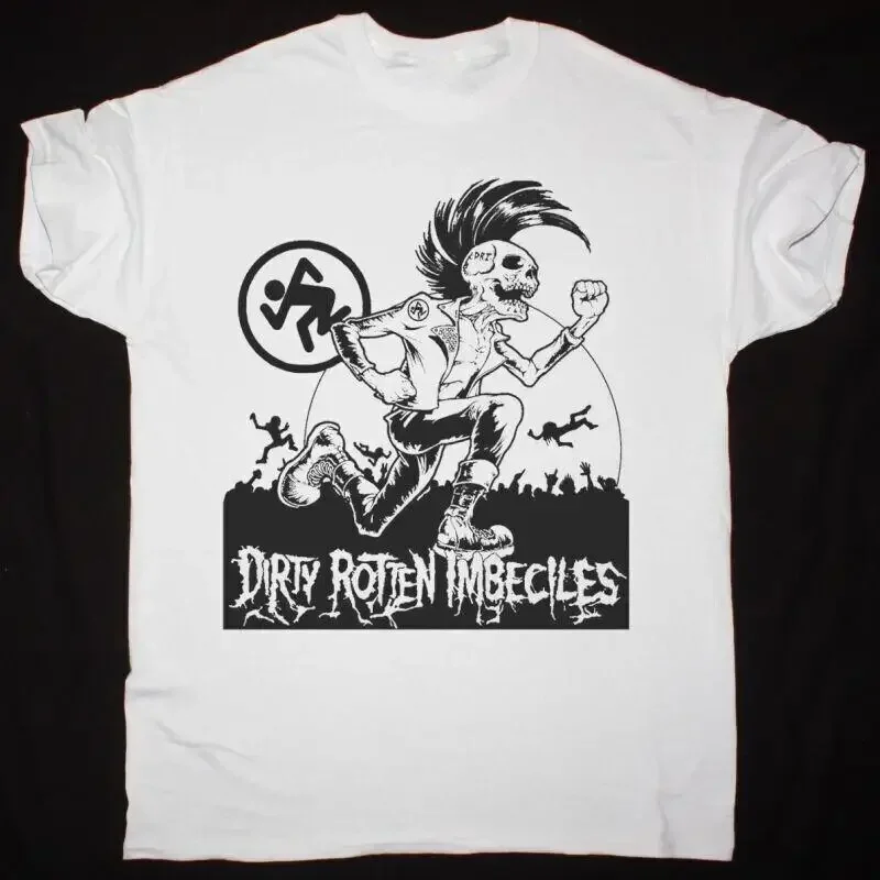 New D R I Dirty Rotten Imbeciles Band T Shirt White S 5Xl