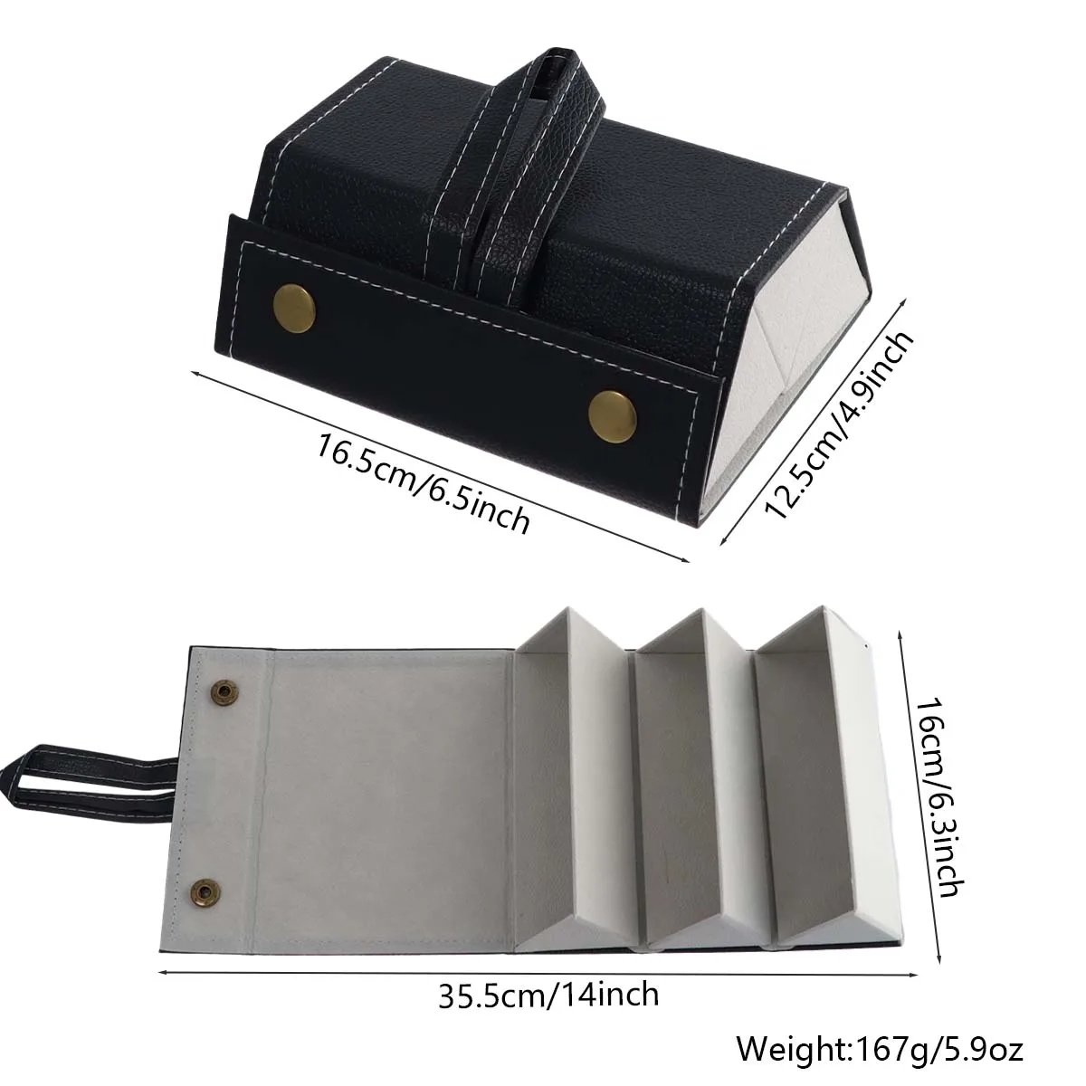 

3-слотовый органайзер для солнцезащитных очков, складной чехол, портативный держатель для дисплея очков, коробка для хранения очков, предметы первой необходимости для путешествий