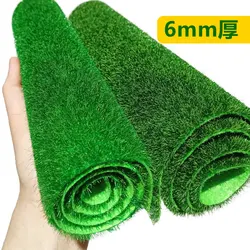 DIY Turf Lawn Model Grass Mats Anti-wrinkle Artificial Turf Landscape for Diorama Scenery Building Layout Material 25x100cm