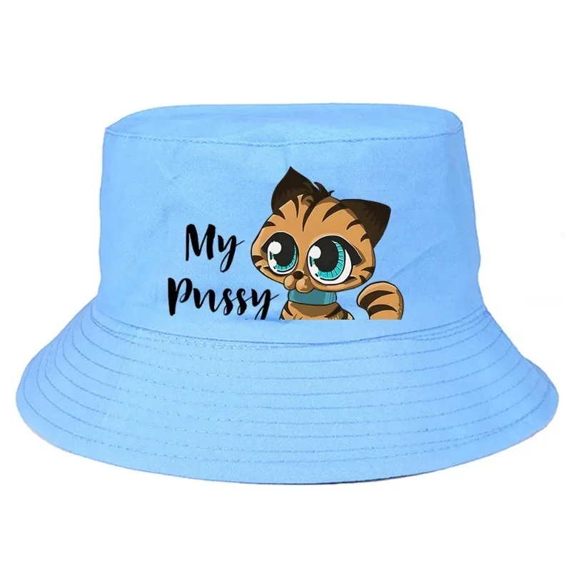 Pussy Eater Daily Bucket Hat Summer Foldable Bucket Hat Man Women Harajuku Graphic Unisex Outdoor Sunscreen Fishing Hunting Cap