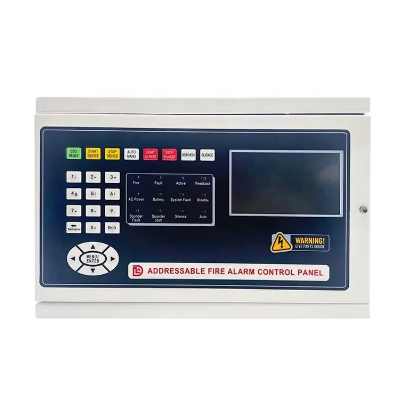 2026220 devices connected 1 loop addressable fire alarm control panel