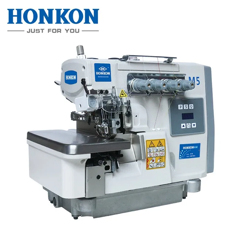 HONKON Hot Sale HK-M5-4D Direct Drive Super High Speed Four Thread Industrial Overlock Sewing Machine