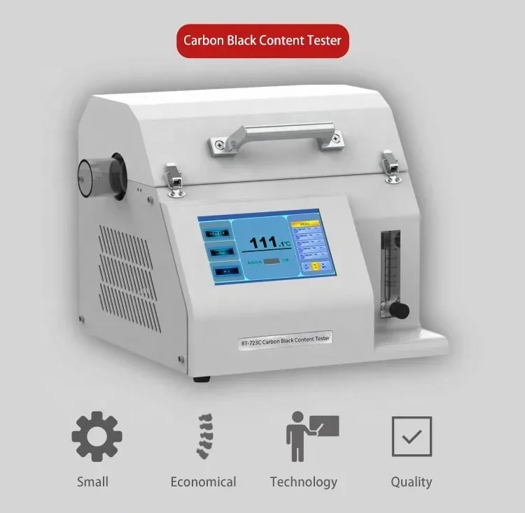 Reliable quality touch screen plastic testing machine, carbon black content tester