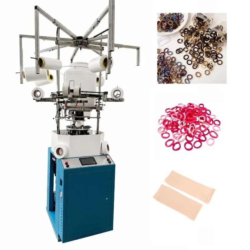 Automatic high-speed knitting small round  hair band  knee pads  ribbing machine