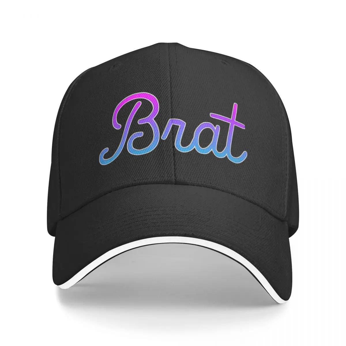 Bratty Designs Baseball Caps Hip Hop Club Classics Pop Music Charli Xcx Brat Album Sandwich Caps Unisex Style Adjustable Sun Hat