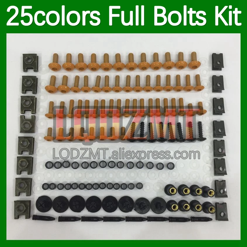 268pcs Body Bolt Full Screws Kit For HONDA NSR250R MC28 PGM4 NSR 250R 250 R 94 95 96 97 98 99 1994 1999 Fairing Bolts screw Nut