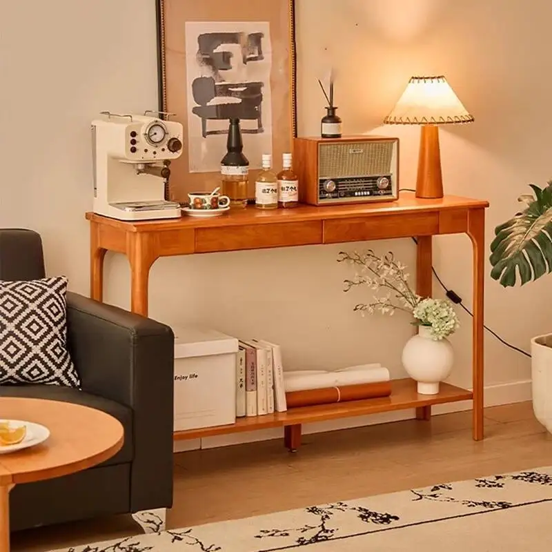 

Drawers French Minimalist Console Tables With Storage Slim Rustic Console Tables Aesthetic Trendy Consola Mueble Furniture