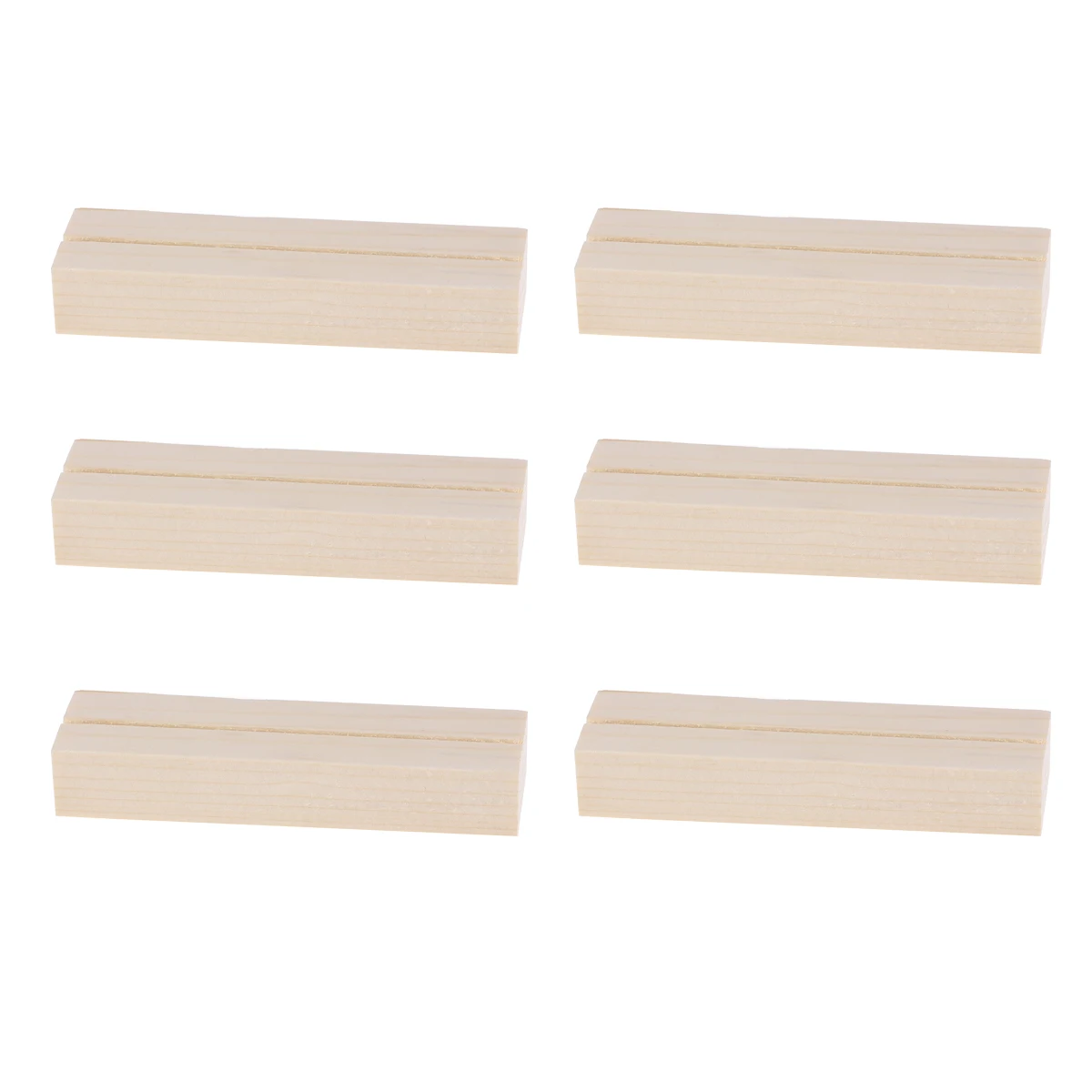 

12pcs Card Holder Rustic Lightweight Table Number Menu Photo Name Stand Wooden Photo Holder Hotel Accessories