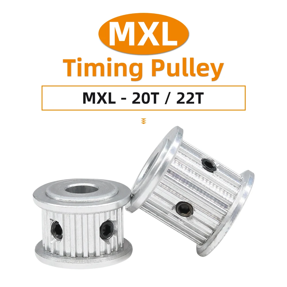 

MXL 20T/22T Диаметр шкива ГРМ 4-8 мм Шаг 2,032 мм Ременный шкив Трапециевидные зубья Ширина 6/10 мм Ремень ГРМ MXL 20 зубьев 22 зубьев