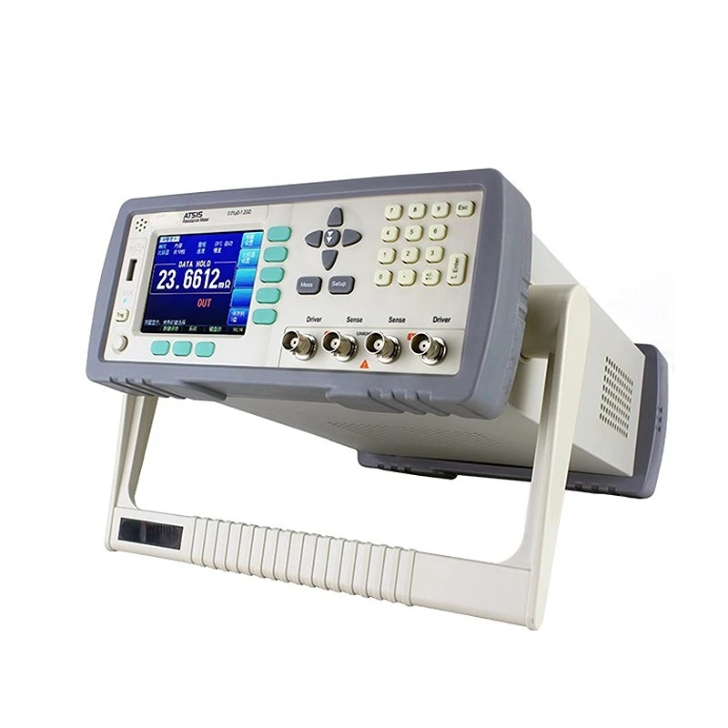 

High Precision Microohm Meter Resistance Tester AT515