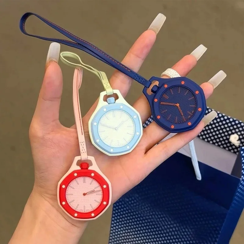 Nuevo Reloj de Bolsillo Octogonal 2026 de Moda, Estilo Pop, con Movimiento de Cuarzo, Colores Caramelo, Personalidad Única, Extraíble