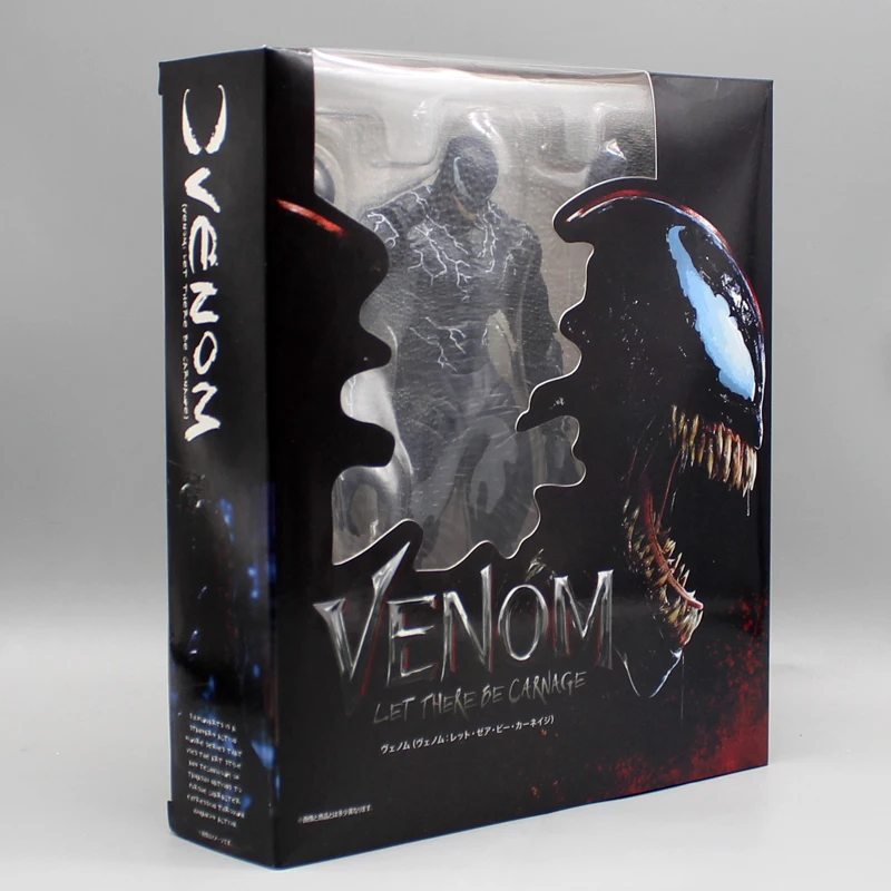 Venom 2 애니메이션 피규어, 이동식 액션 피규어 모델 장난감, 인형 생일 선물, 20.5cm