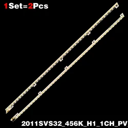 1Set/2Pcs New LED Backlight Strips For UE32D5000PW 2011SVS32_456K_H1_1CH_PV_LEFT44 UA32D5000 UE32D5500 BN64-01634A