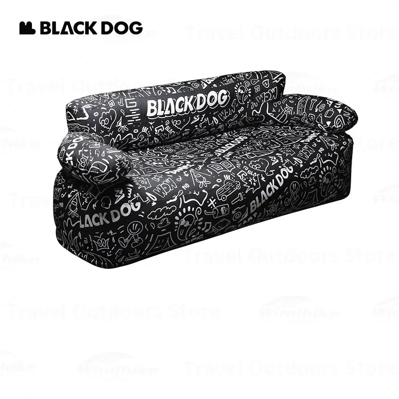 Naturehike-BLACKDOG Outdoor Inflatable Sofa 1-2 Persons Family Expenses Lazy Chair 300kg Bear Weight Beach Air Cushion